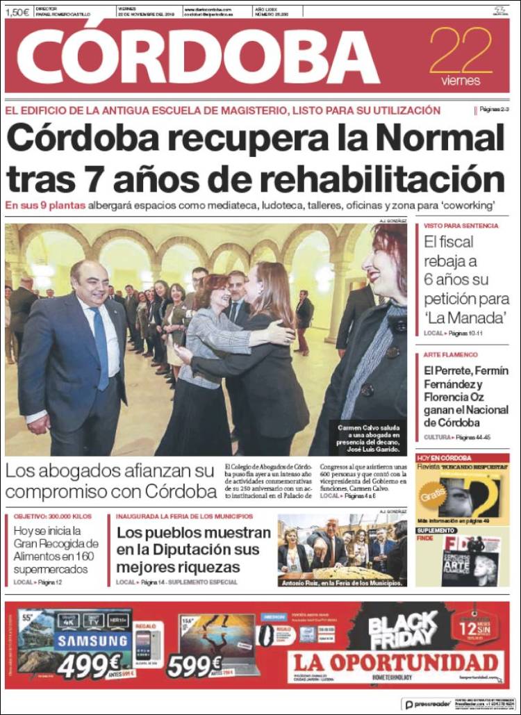 Portada de Diario de Córdoba (España)