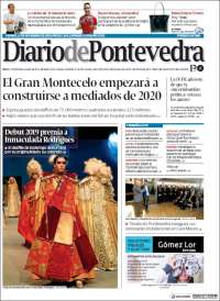 Portada de Diario de Pontevedra (España)