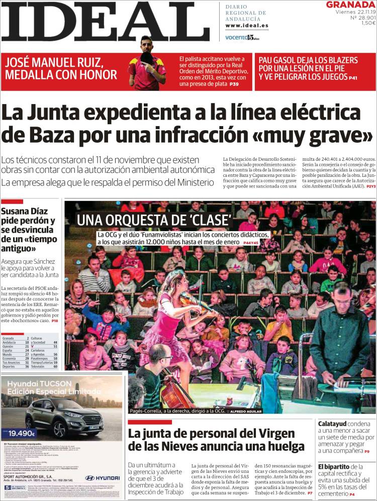 Portada de Ideal (Spain)