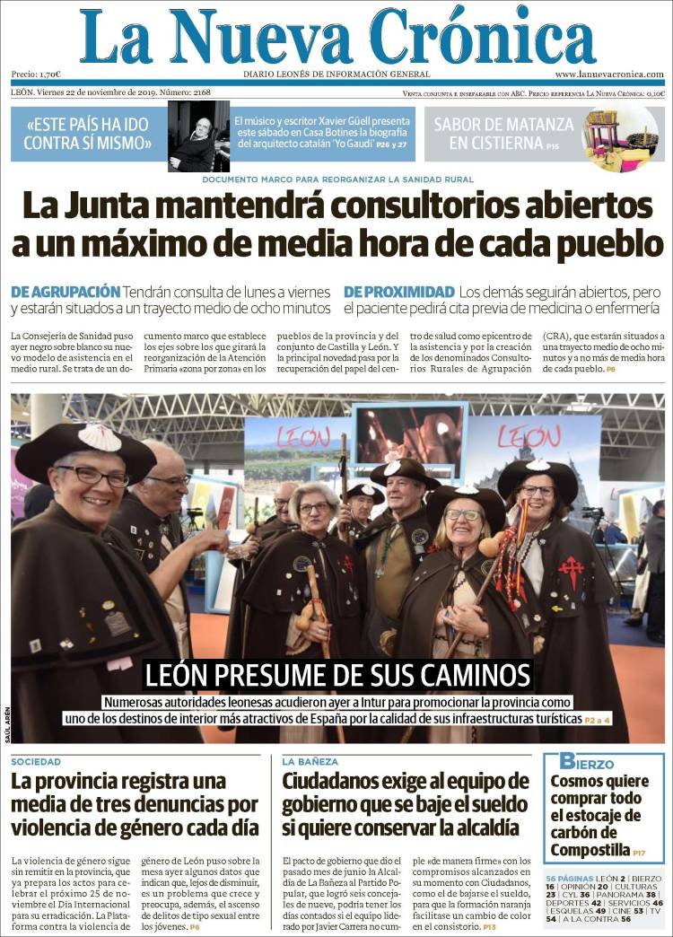 Portada de La Nueva Crónica (España)