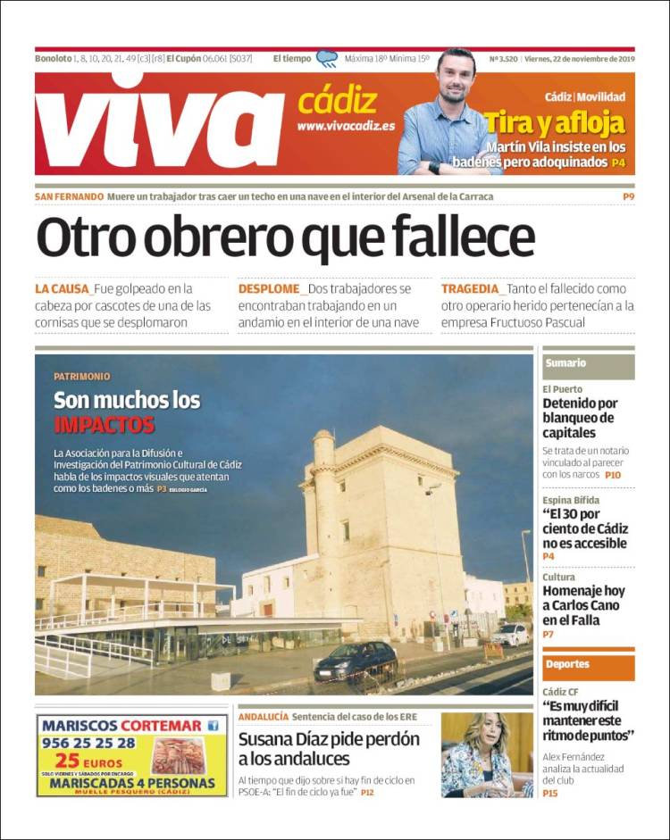 Portada de Viva Cadiz (Spain)