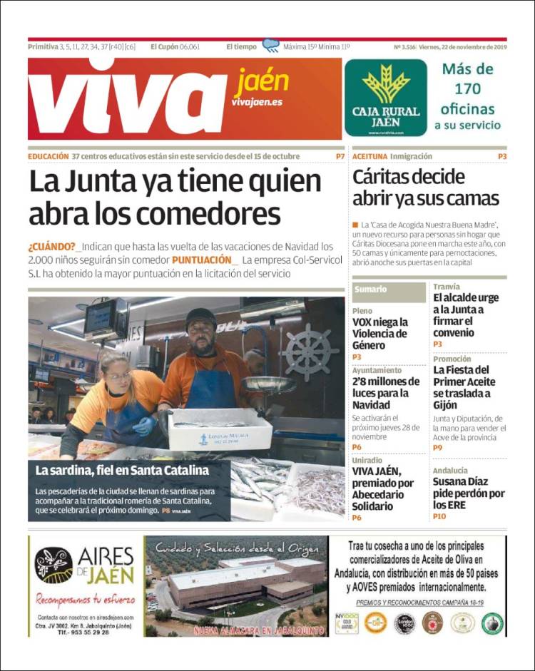 Portada de Viva Jaén (España)