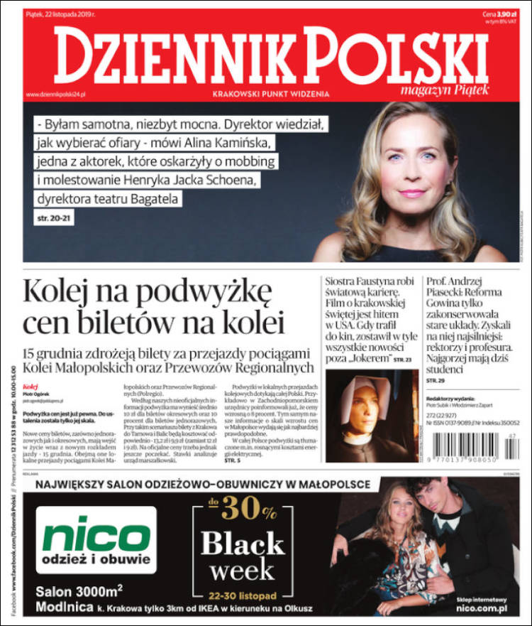 Portada de Dziennik (Polonia)