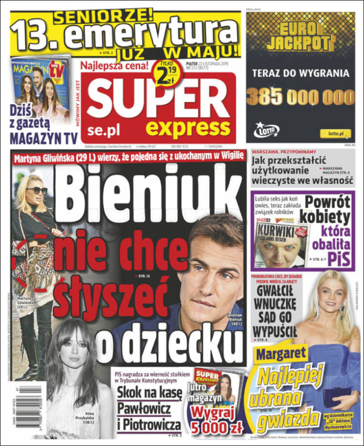 Portada de Super Express (Polonia)