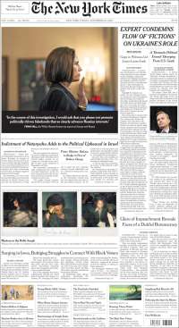 Portada de New York Times (USA)