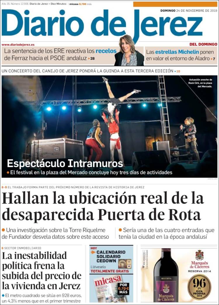 Portada de Diario de Jerez (Espa&ntilde;a)