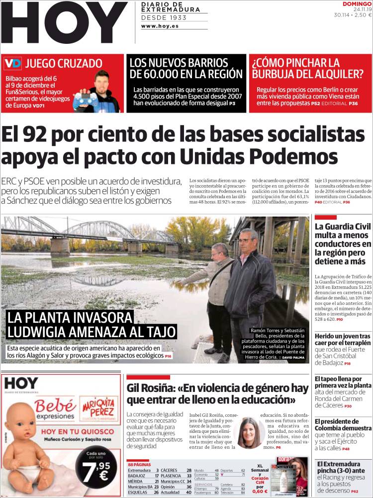 Portada de Hoy - Badajoz (España)