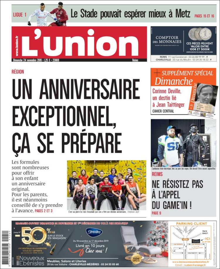 Portada de L'Union (Francia)