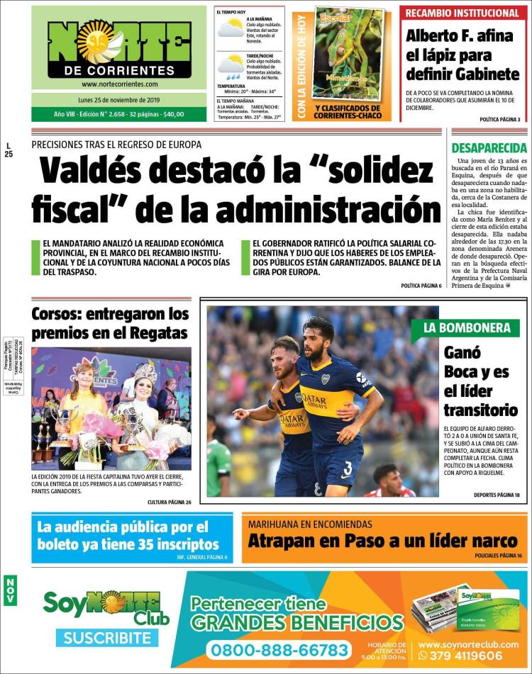 Portada de Norte Corrientes (Argentina)