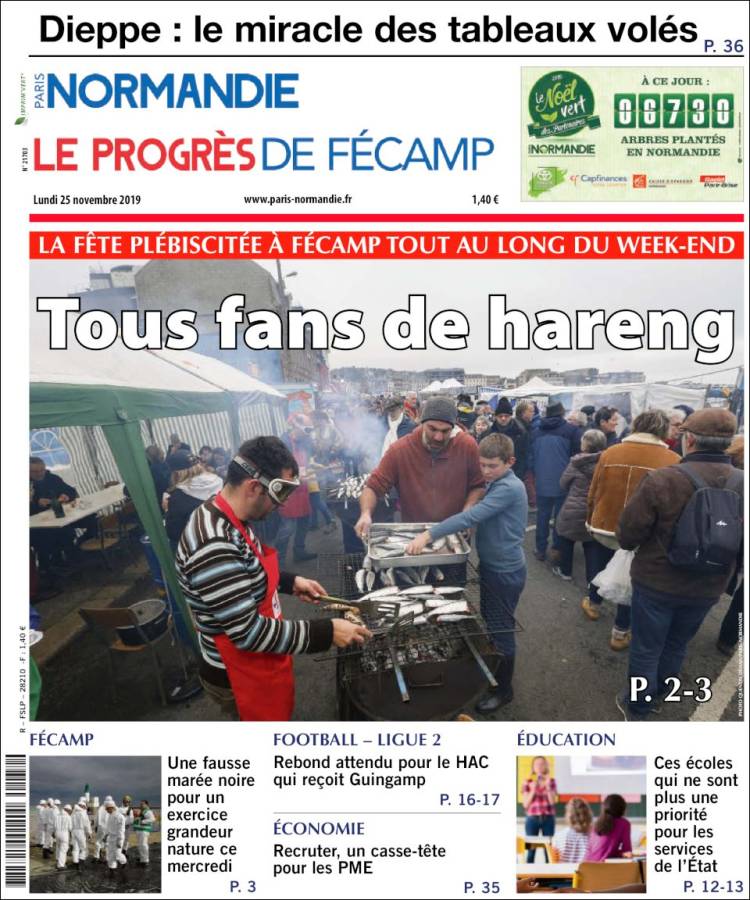 Portada de Progres de Fecamp (Francia)