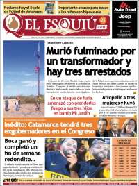 Portada de El Esquiu (Argentina)