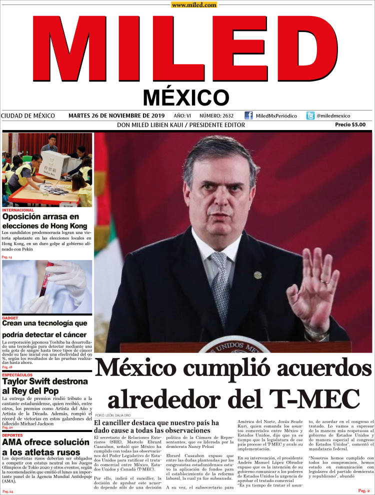 Portada de Miled (Mexico)