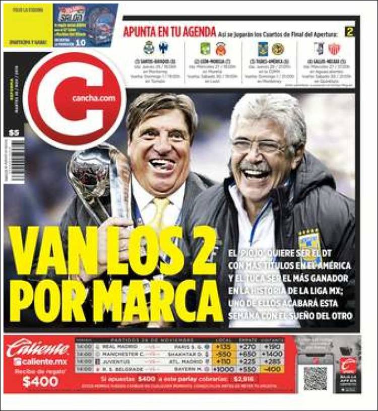 Portada de Cancha (México)