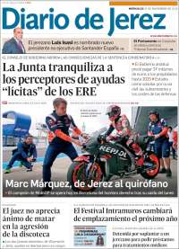 Portada de Diario de Jerez (España)