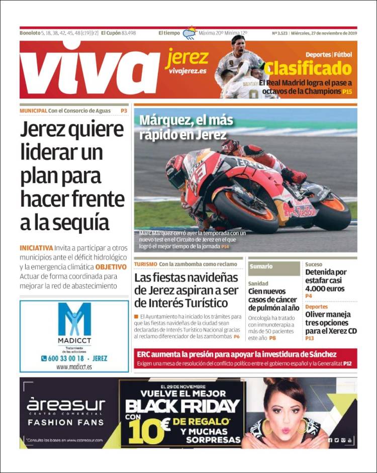 Portada de Viva Jerez (España)