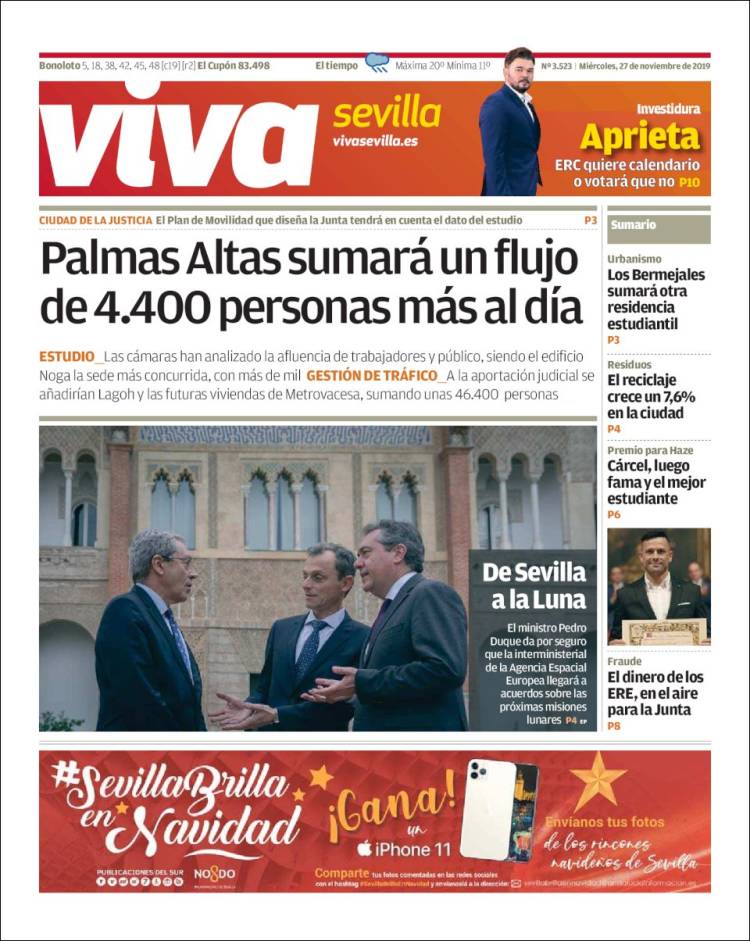 Portada de Viva Sevilla (España)