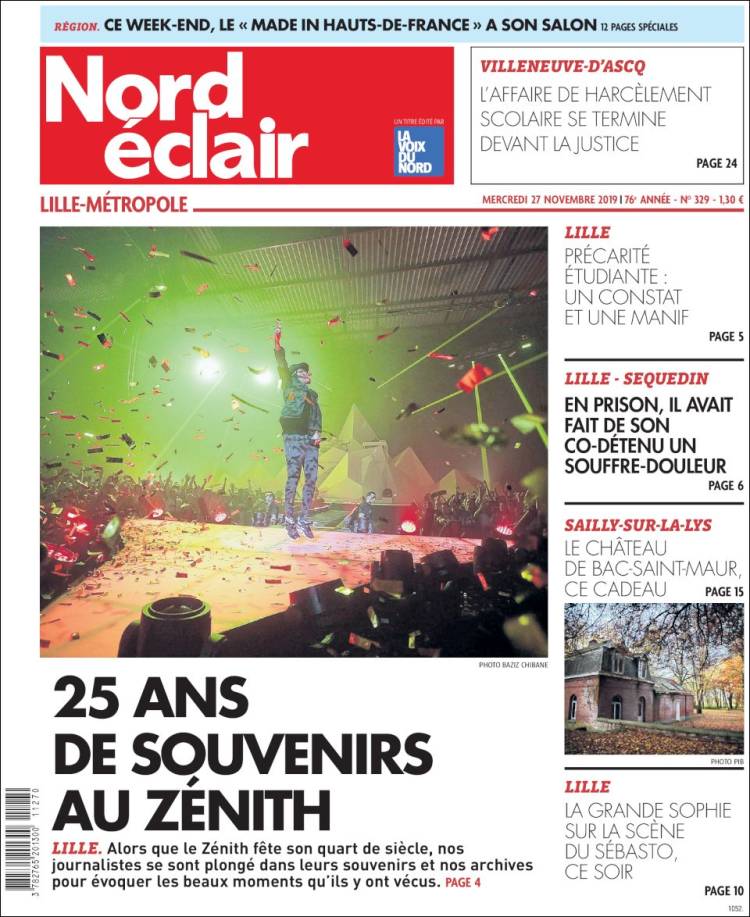 Portada de Nord Éclair (Francia)