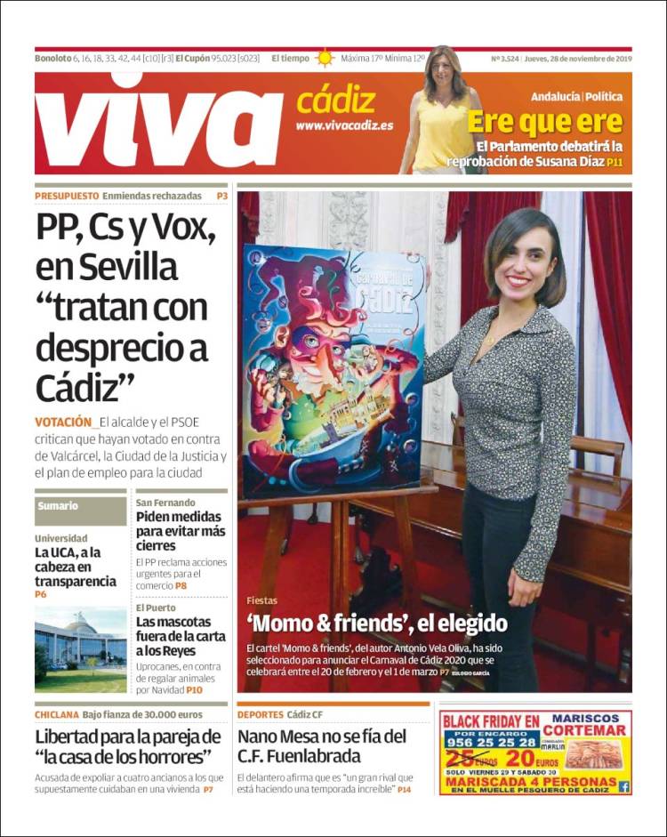 Portada de Viva Cadiz (España)