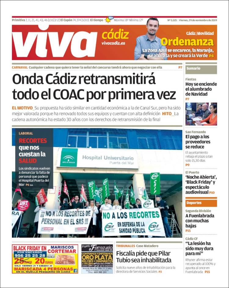 Portada de Información - Cadiz (España)