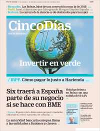 Portada de Cinco Días (Espa&ntilde;a)
