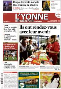 Portada de L'Yonne-Républicaine (Francia)