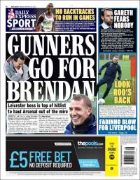 Portada de Express Sport (Reino Unido)