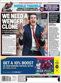 Portada de Daily Mail Sport (Reino Unido)