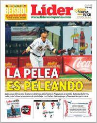 Portada de Lider en deportes (Venezuela)
