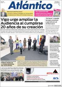 Portada de Atlántico Diario (España)