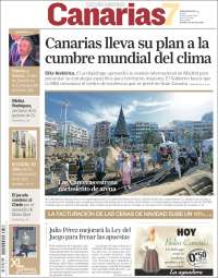 Portada de Canarias 7 (España)