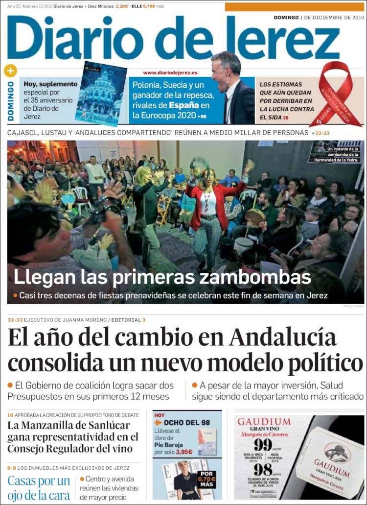 Portada de Diario de Jerez (España)