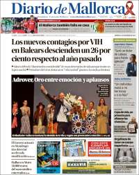 Portada de Diario de Mallorca (España)