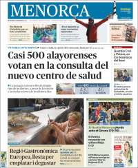 Portada de Menorca - Diario Insular (España)