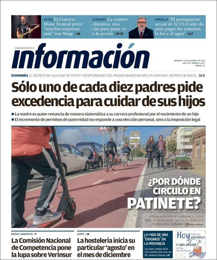 Portada de Información - Jerez (España)
