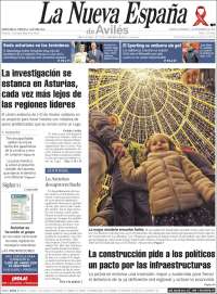 Portada de La Nueva España - Avilés (España)