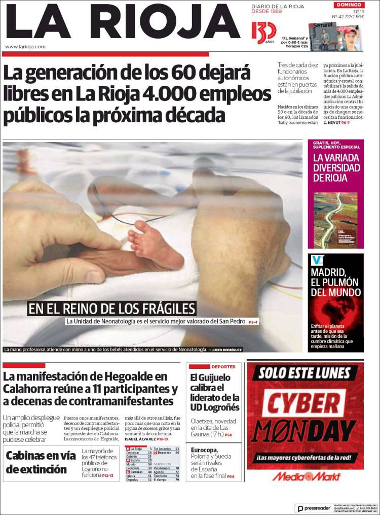 Portada de La Rioja (España)