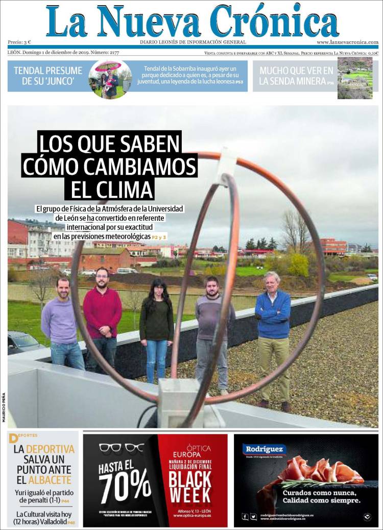 Portada de La Nueva Crónica (España)