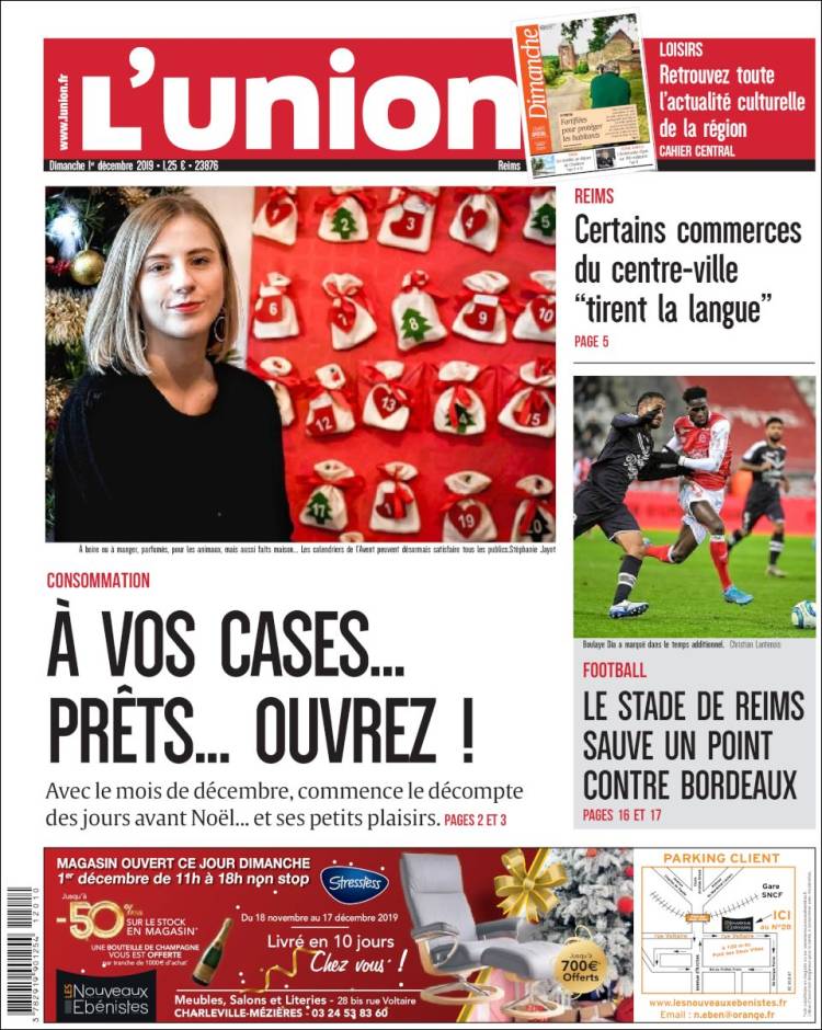 Portada de L'Union (Francia)