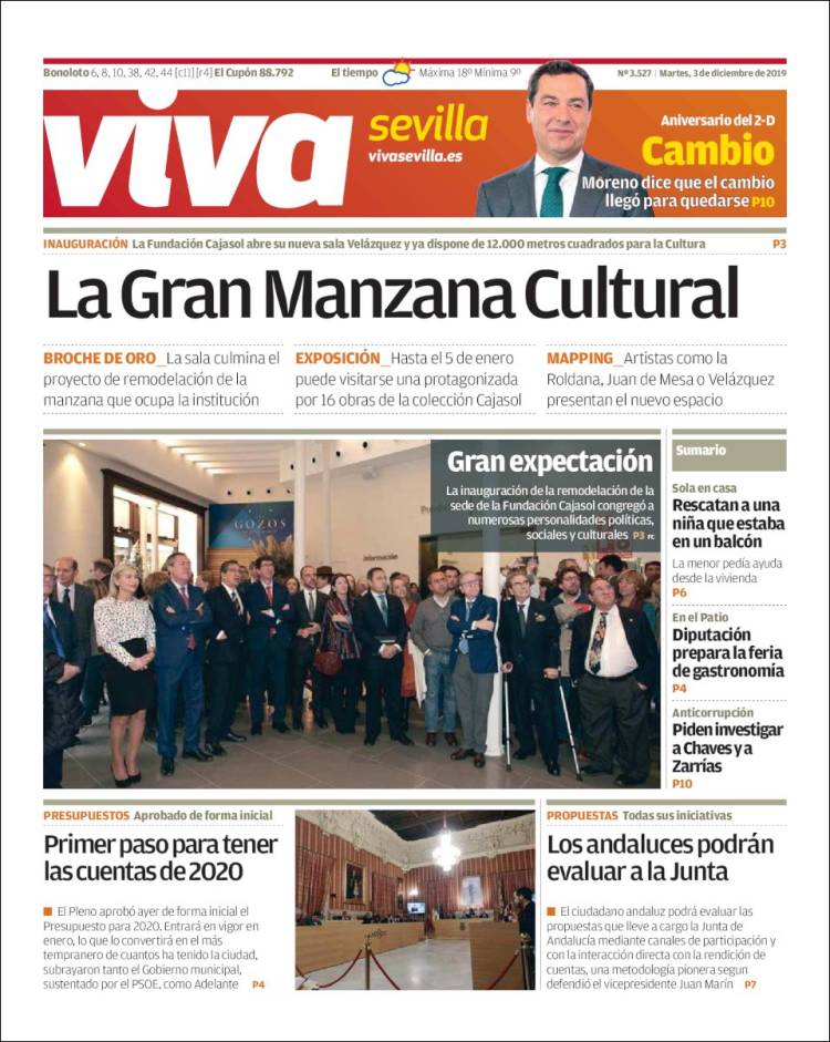 Portada de Viva Sevilla (España)