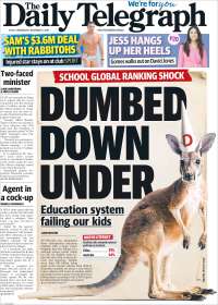Portada de The Daily Telegraph (Australia)
