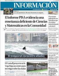 Portada de Diario Información (España)