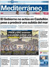 Portada de El Periódico Mediterraneo (España)