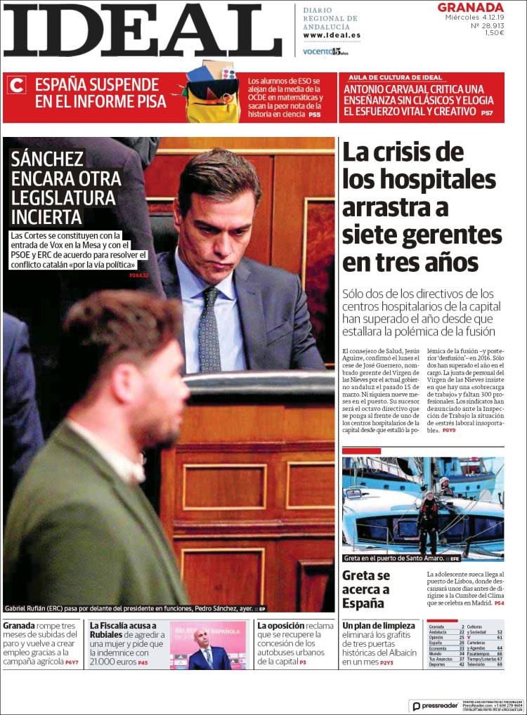 Portada de Ideal (España)