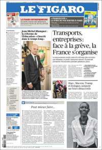 Portada de Le Figaro (Francia)