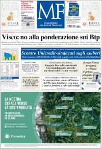 Portada de Milano Finanza (Italia)