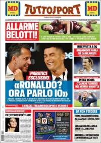 Portada de Tuttosport (Italia)