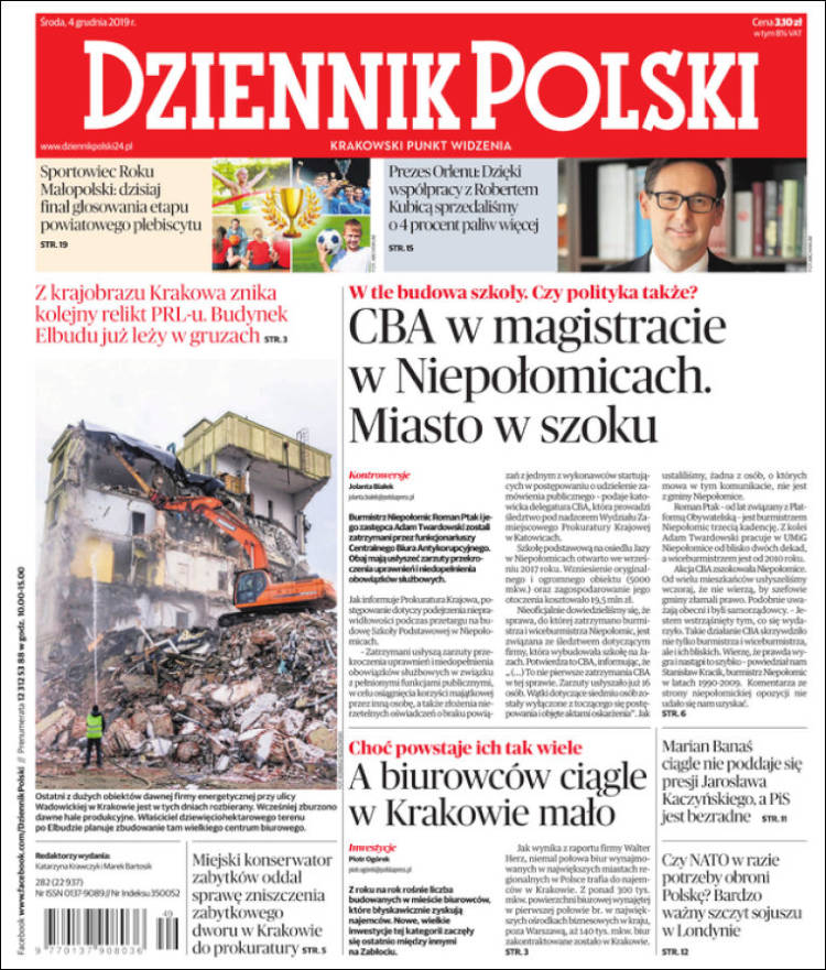 Portada de Dziennik (Poland)