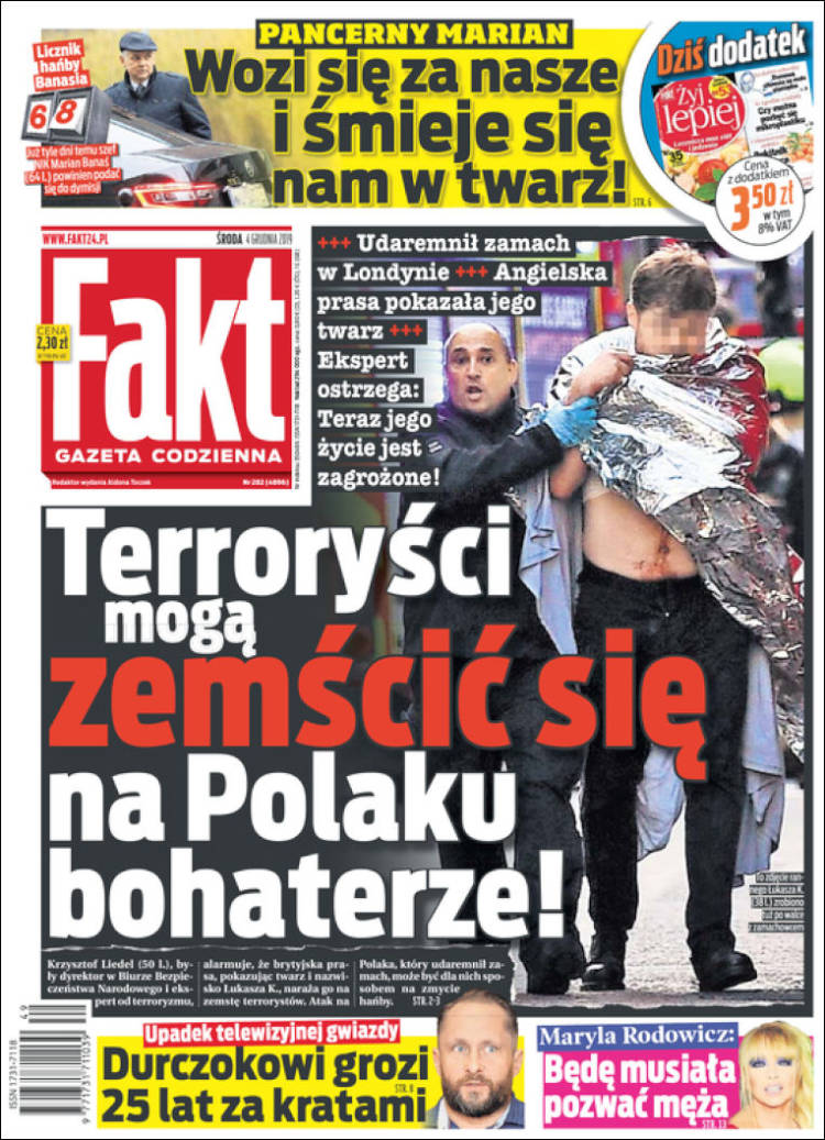 Portada de Fakt (Polonia)