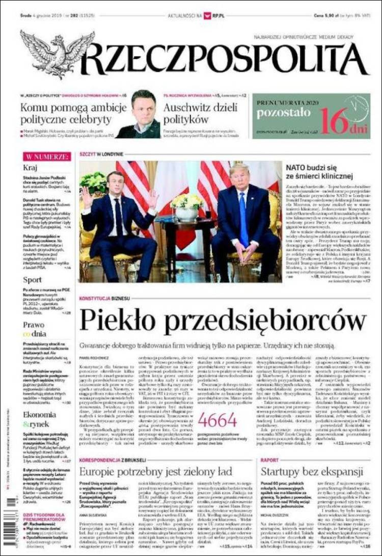 Portada de Rzeczpospolita (Poland)