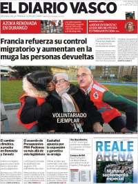 Portada de Diario Vasco (España)